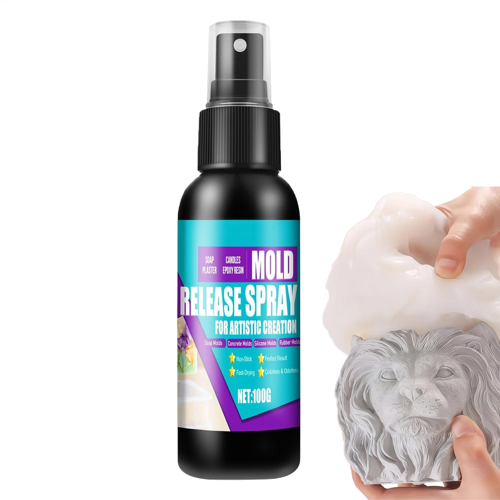 Release Spray Silicone - สเปรย์ปลดแม่พิมพ์ 100 กรัม สารกันติดสำหรับเรซิน อีพ็อกซี่ เทียน
