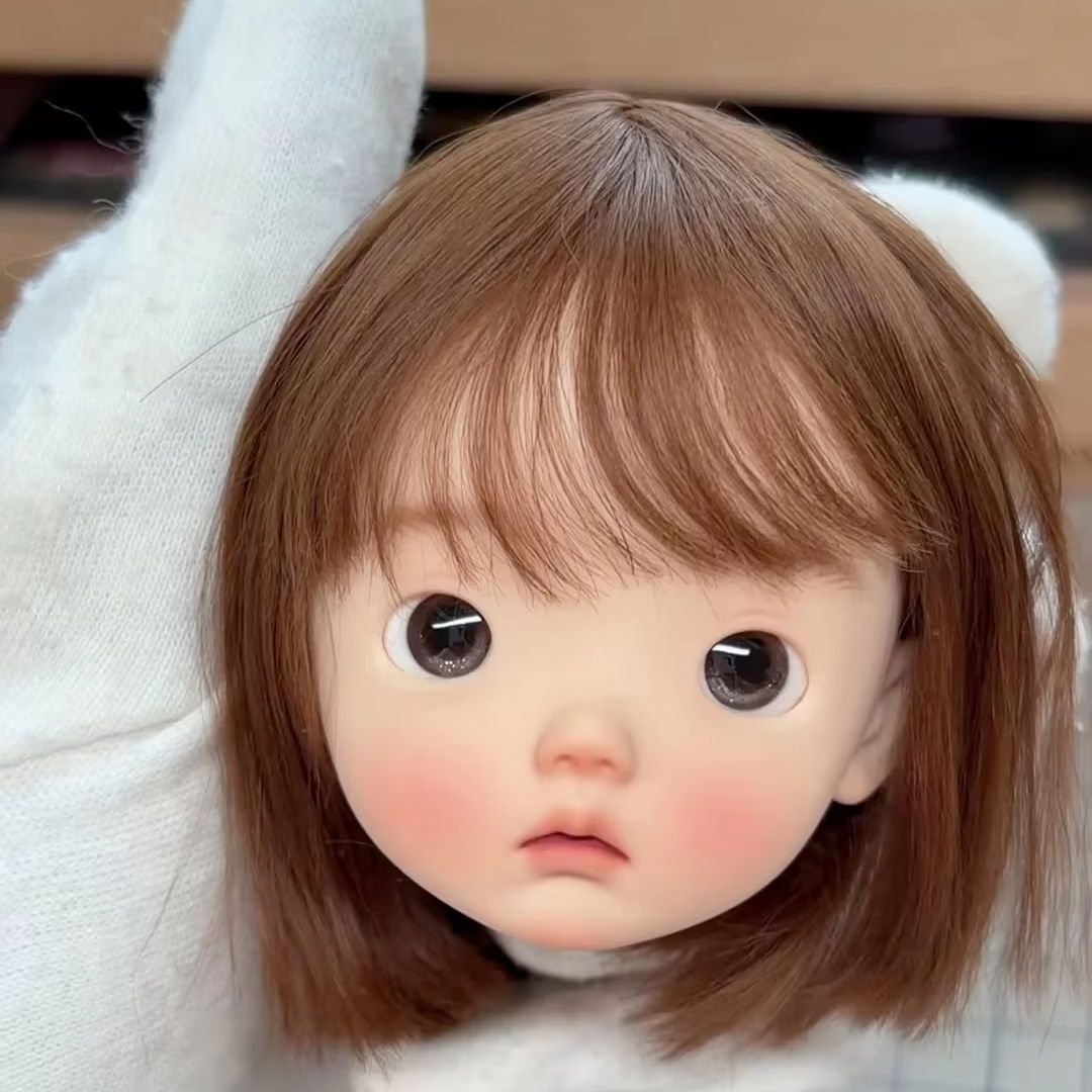 Resin Art Baby - ตุ๊กตาเด็กนางฟ้า หัวเดี่ยว สำหรับขาย ขนาด 1/6 หัวแต่งหน้าตุ๊กตา