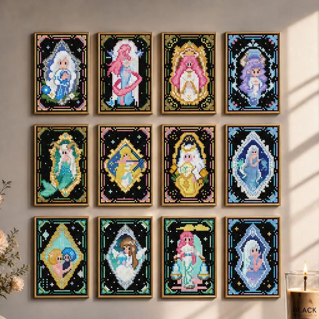 Resin Art Work - ชุดงานศิลปะเพชร 5D DIY MINIGEM ขนาด 10x15
