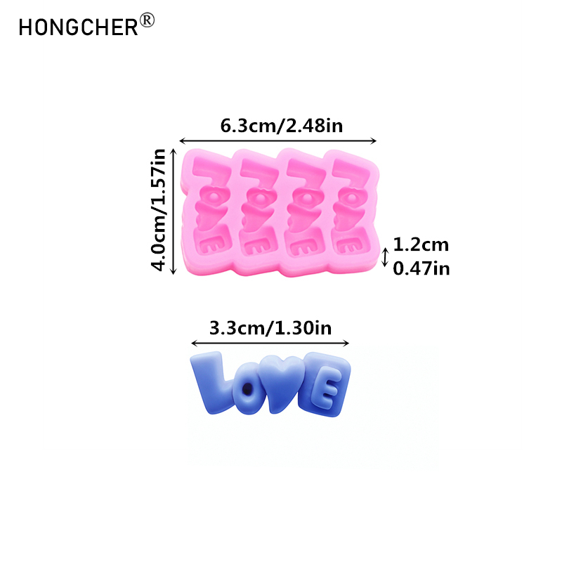 แม่พิมพ์ซิลิโคนรูปตัวอักษร LOV - Resin Art Alphabet บทวิจารณ์และราคา