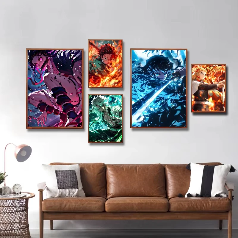 ภาพเพชร 5D ลายอนิเมะดาบพิฆาตอส - Resin Art Wallpaper บทวิจารณ์และราคา