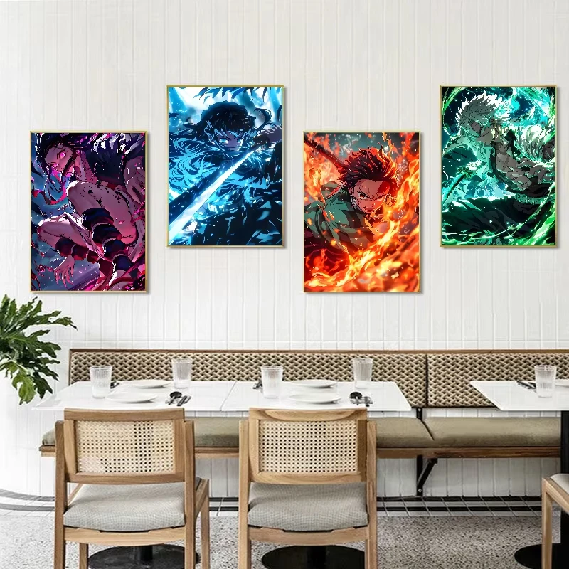 ภาพเพชร 5D ลายอนิเมะดาบพิฆาตอส - Resin Art Wallpaper บทวิจารณ์และราคา