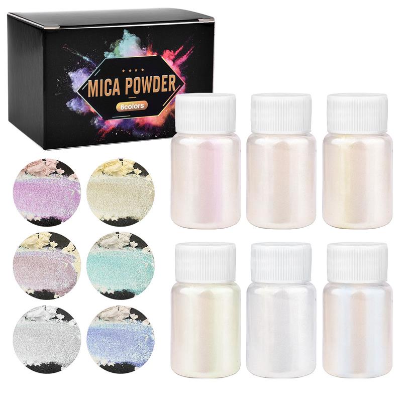 6 Pcs-Set อีพ็อกซี่เรซิ่น Dye  - Resin Art Case บทวิจารณ์และราคา