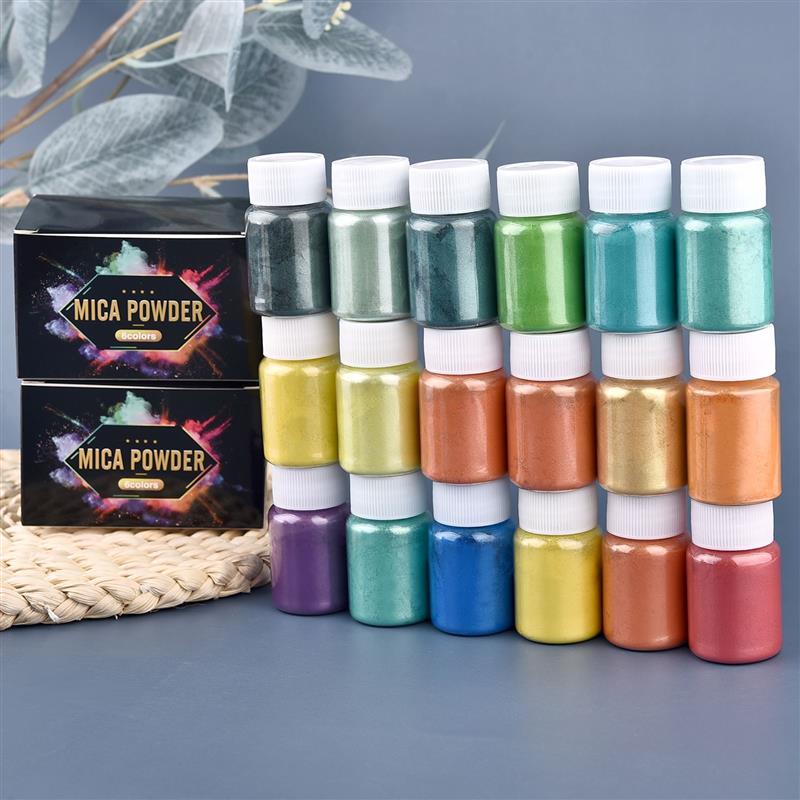 6 Pcs-Set อีพ็อกซี่เรซิ่น Dye  - Resin Art Case บทวิจารณ์และราคา